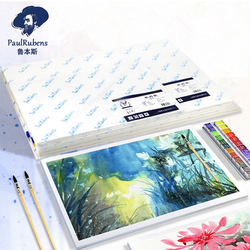 Ink Blotter Paper - ورق ألوان مائية احترافي من بول