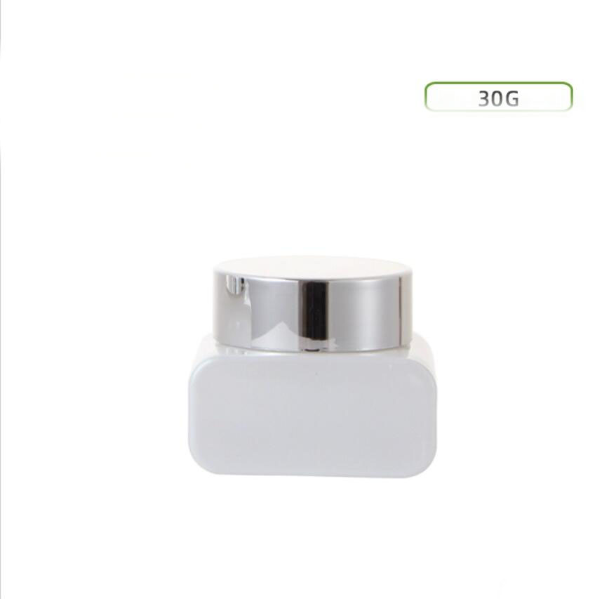 Gel Refill Pack - 30 جرام جرة زجاجية بيضاء غطاء