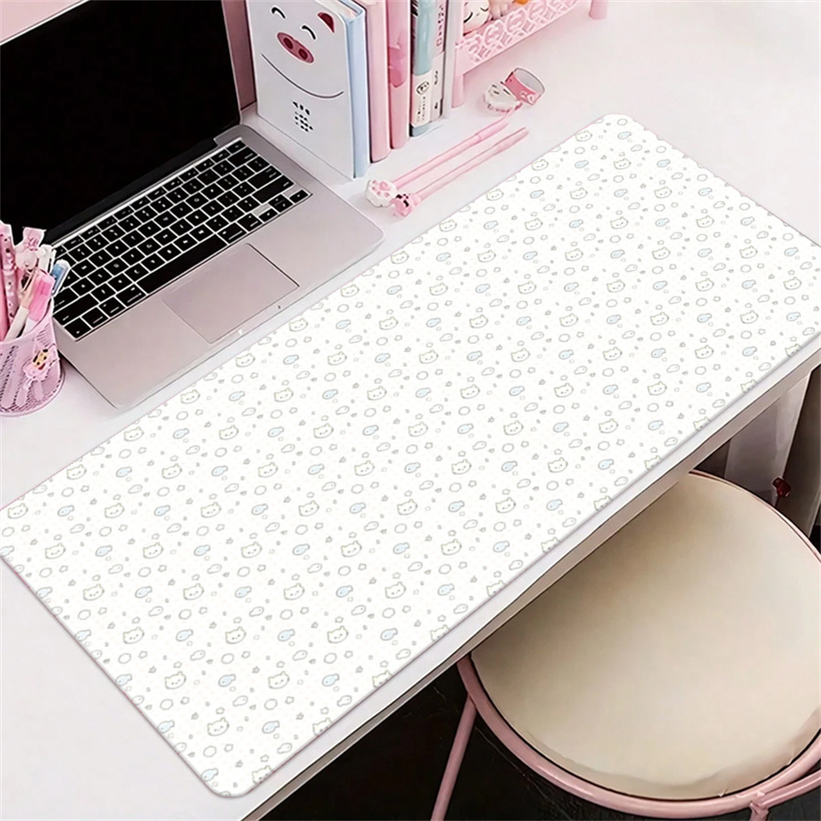 Leather Desk Pad - بساط مكتب جلدي لطيف لتزيين الطاولة،