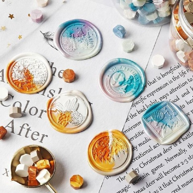 حبات طلاء شمعي للأختام ، ختم ش - مراجعة Wax Seal Stamp Set وسعره