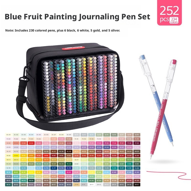 مجموعة أقلام جل للرسم 252 قطعة - مراجعة Correction Pen Fine وسعره