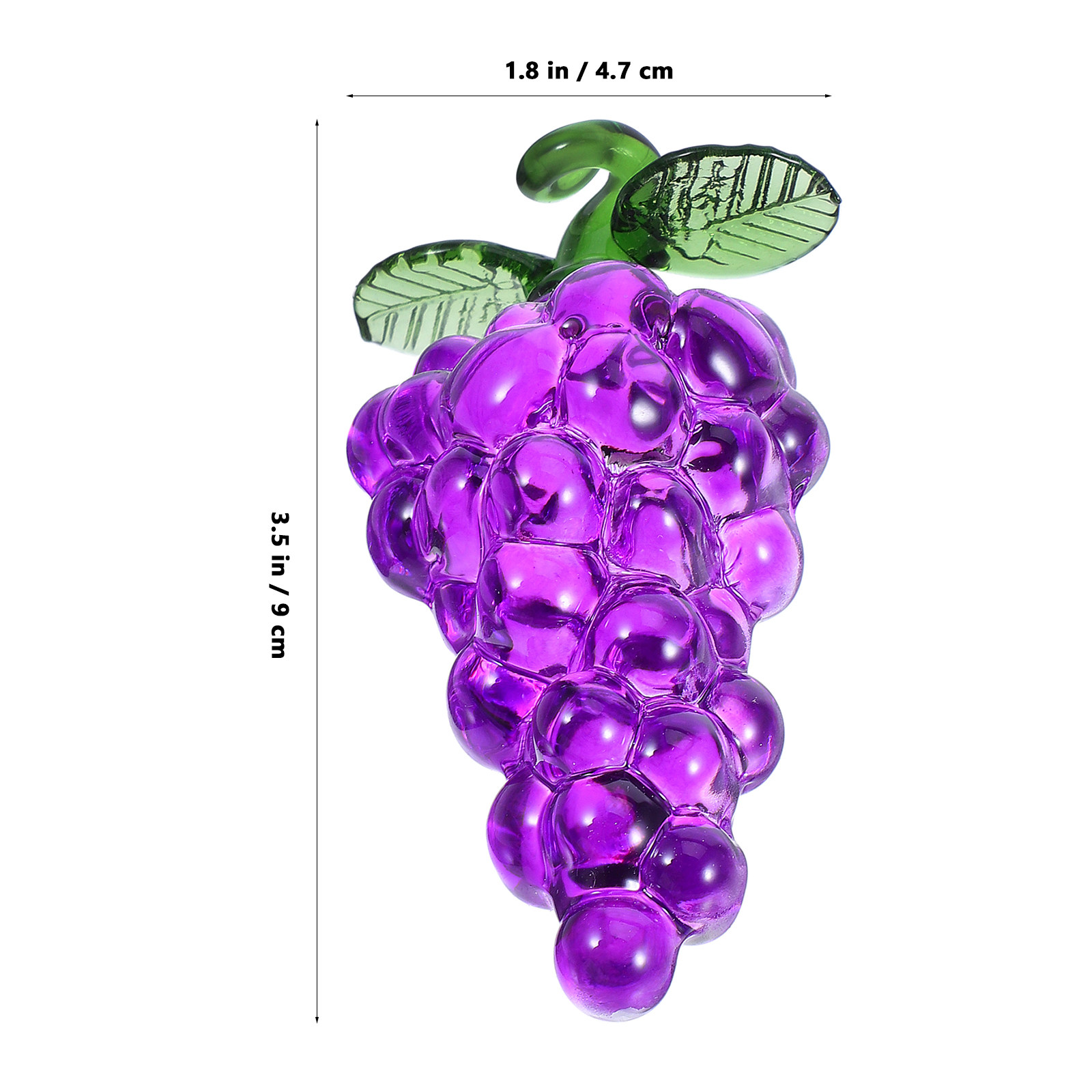 منحوتة فاكهة العنب الاصطناعية  - مراجعة Paper Weight Crystal وسعره