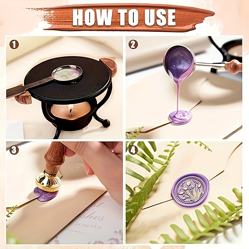 مجموعة أختام شمعية مكونة من 21 - مراجعة Wax Seal Stamp Set وسعره