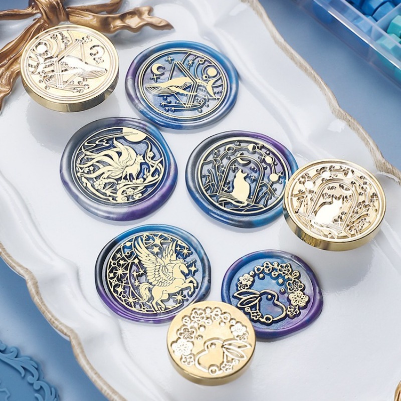 طقم ختم الشمع المتكامل: حبيبات - مراجعة Wax Seal Stamp Set وسعره
