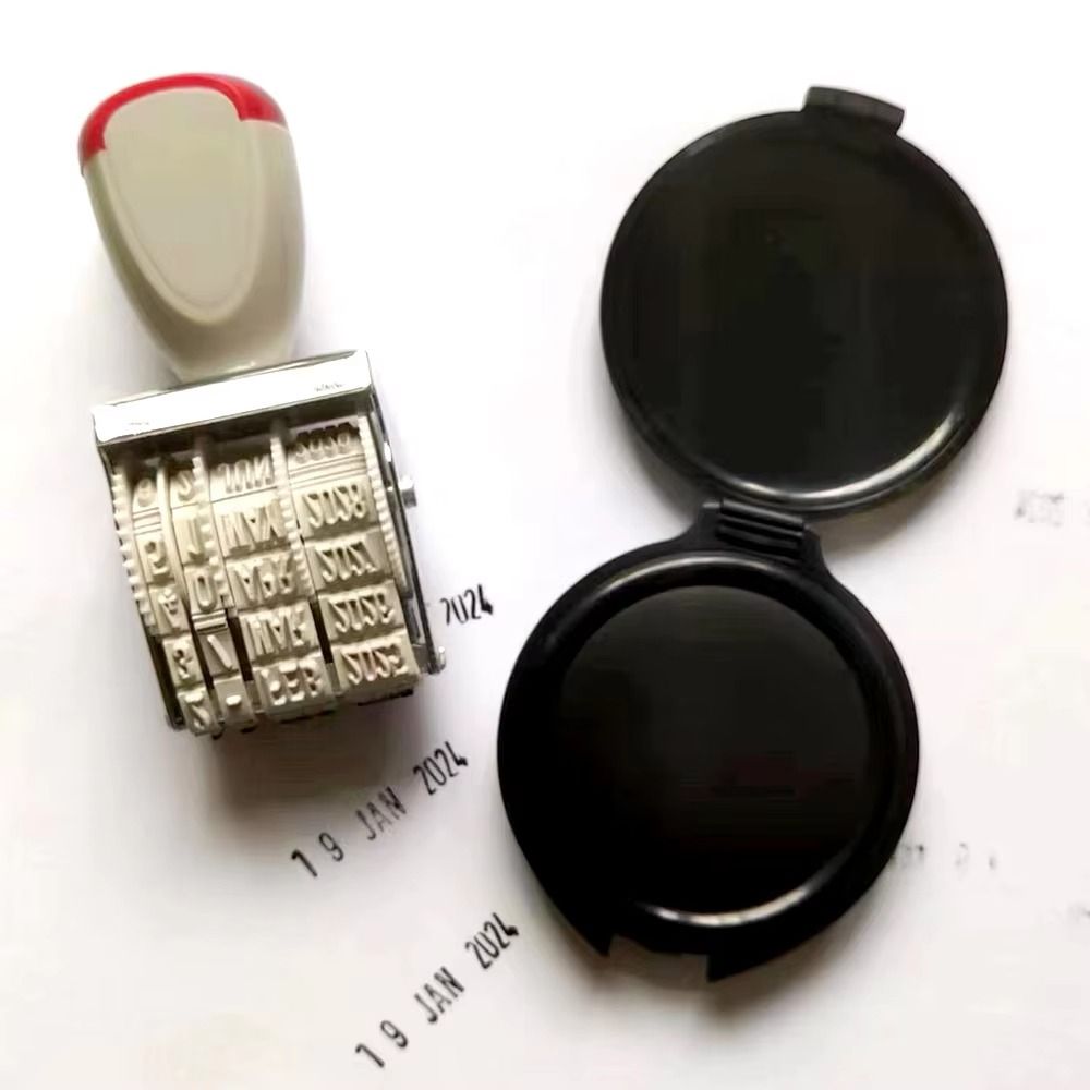 ختم تاريخ رقمي عملي بعجلة دوار - مراجعة Rubber Date Stamp وسعره