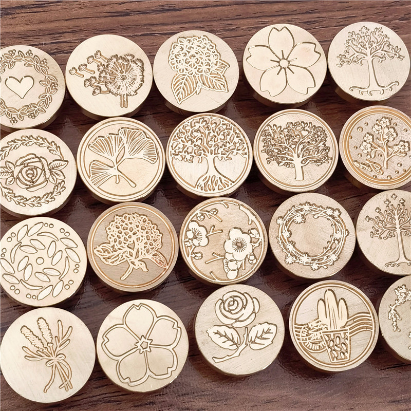 رأس ختم شمع الزهور ، أوراق الن - مراجعة Wax Seal Stamp Set وسعره