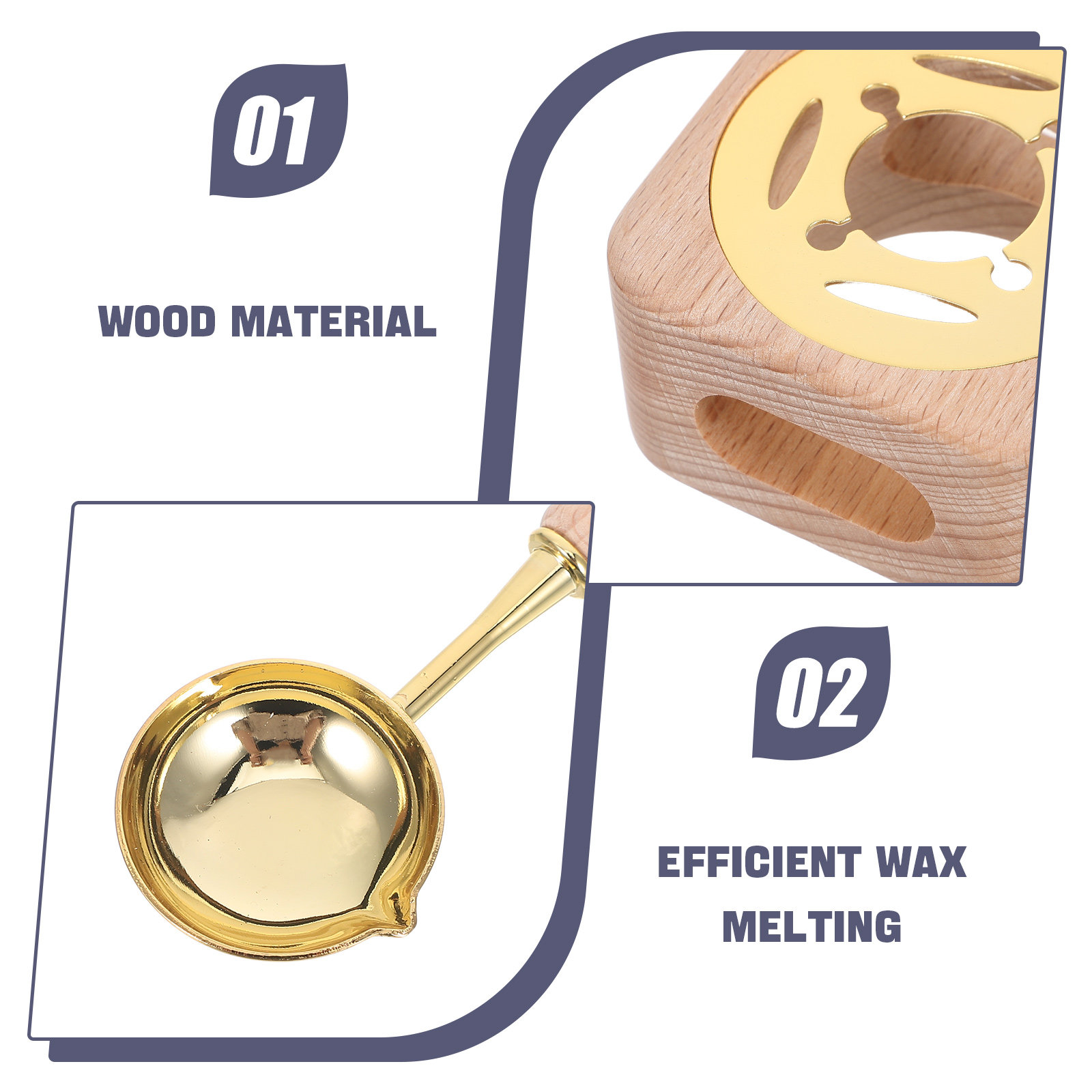 مجموعة ختم الشمع، بتصميم خشبي  - مراجعة Wax Seal Stamp Set وسعره