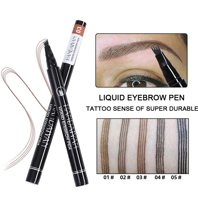 قلم حواجب Microblading 4D مع 4 - مراجعة Correction Pen Fine وسعره